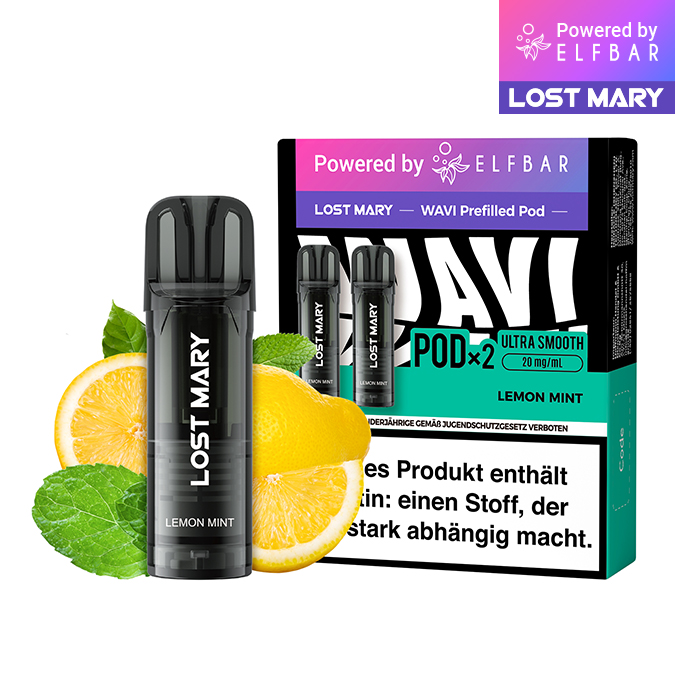 ELFBAR LOST MARY WAVI Lemon Mint 20mg Nikotin 2er Pack