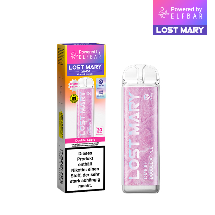 ELFBAR LOST MARY QM600 - Double Apple 20mg Nikotin