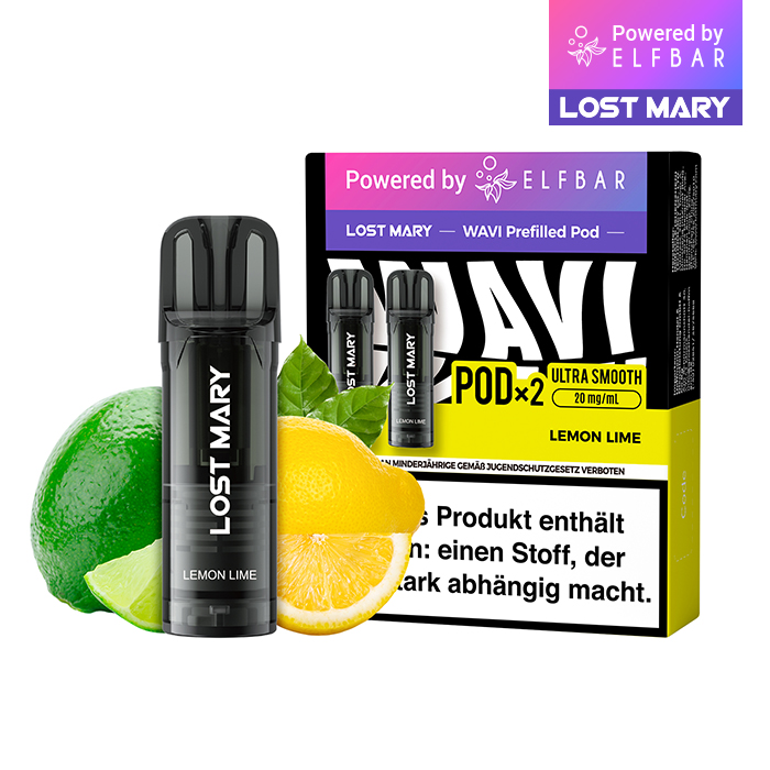 ELFBAR LOST MARY WAVI Lemon Lime 20mg Nikotin 2er Pack