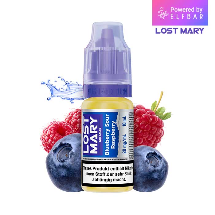 ELFBAR LOST MARY Liquid (NicSalt) Blueberry Sour Raspbery 10ml
