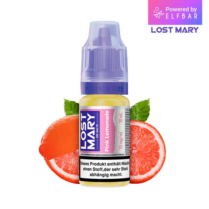 ELFBAR LOST MARY Liquid (NicSalt) Pink Lemonade 10ml