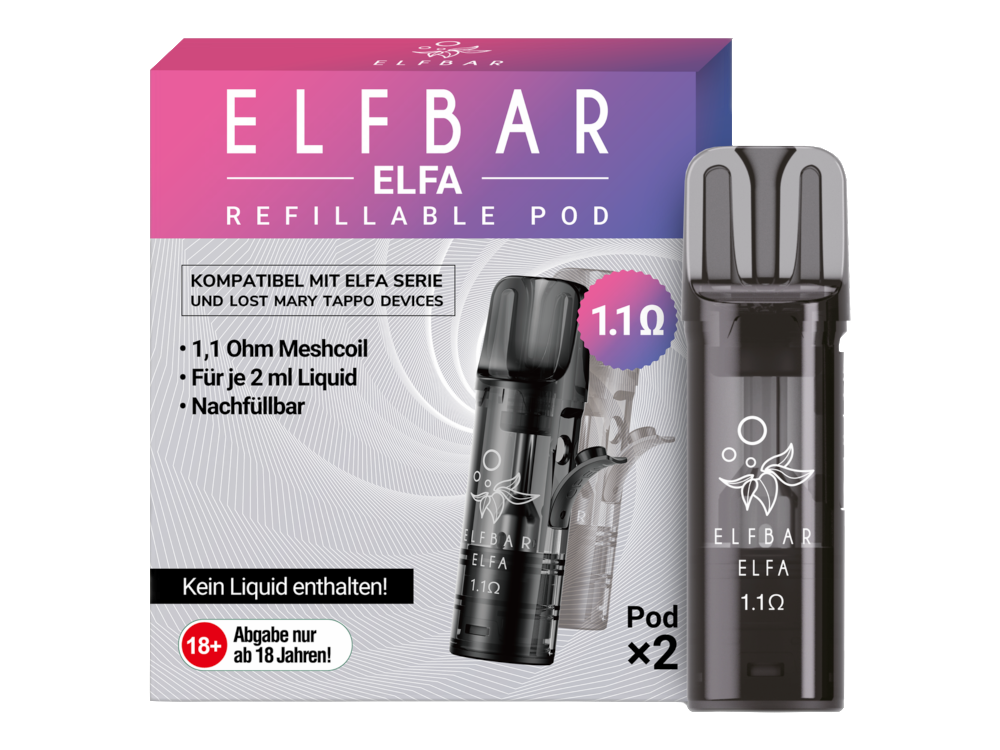 ELFBAR ELFA - Alle Pods Sorten (2er Packs)