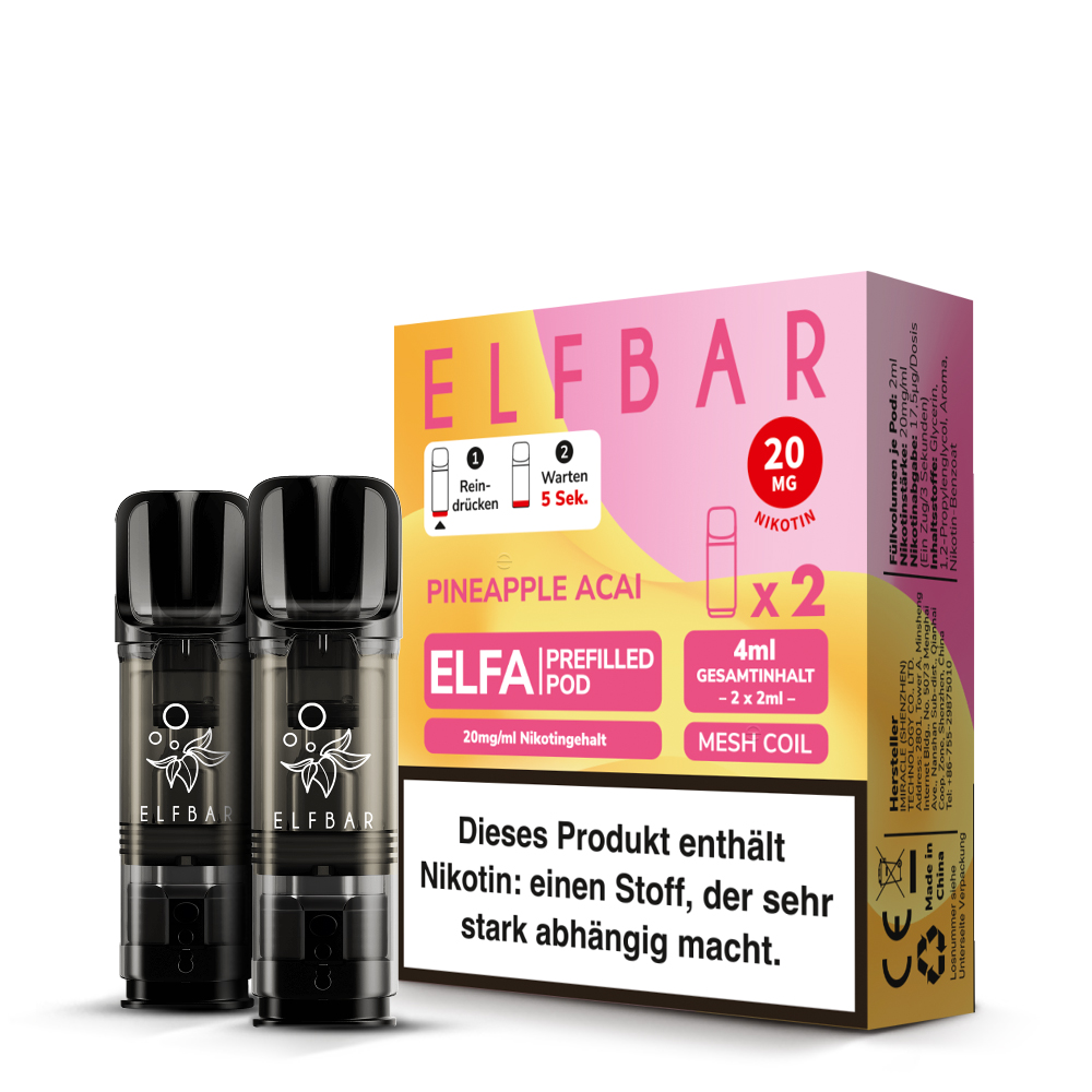 ELFBAR ELFA - Alle Pods Sorten (2er Packs)