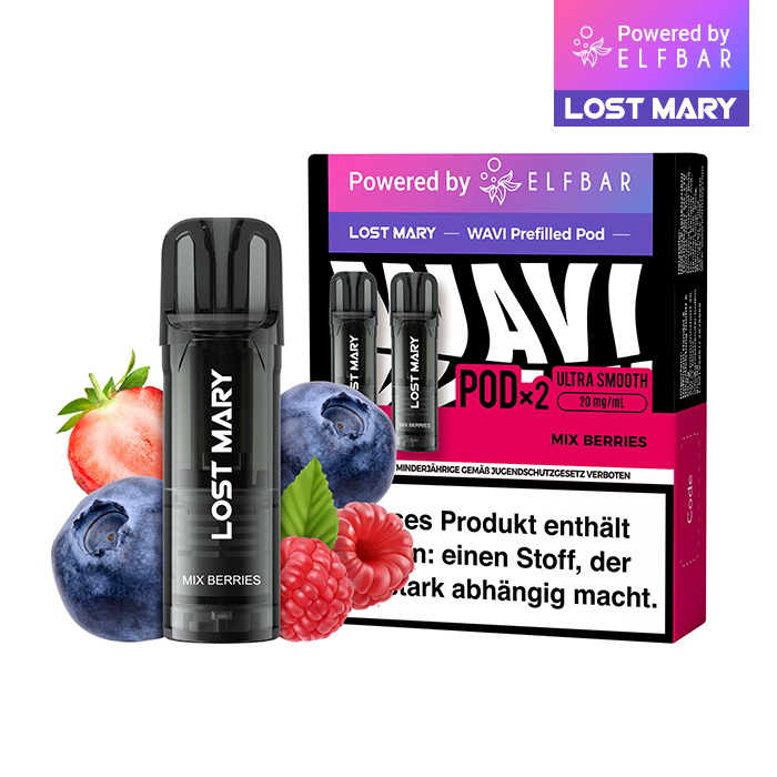 ELFBAR LOST MARY WAVI Mix Berries 20mg Nikotin 2er Pack
