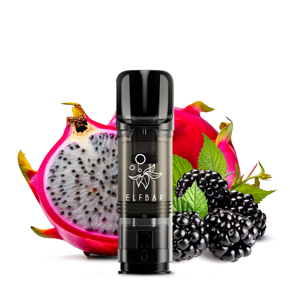 ELFBAR ELFA Dragon Fruit Blackberry 0mg Nikotin 2er Pack