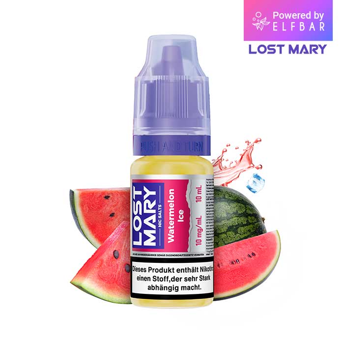 ELFBAR LOST MARY Liquid (NicSalt) Watermelon Ice 10ml