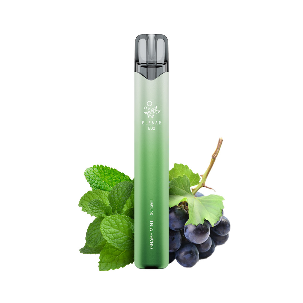ELFBAR 800 Grape Mint 20mg Nikotin
