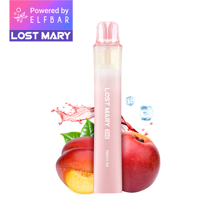 ELFBAR LOST MARY 800 Peach Ice 20mg Nikotin Einweg Vape