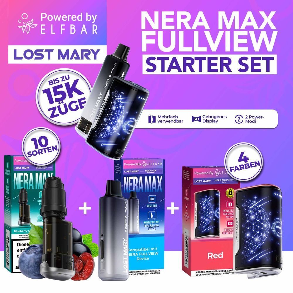 ELFBAR LOST MARY NERA MAX SET