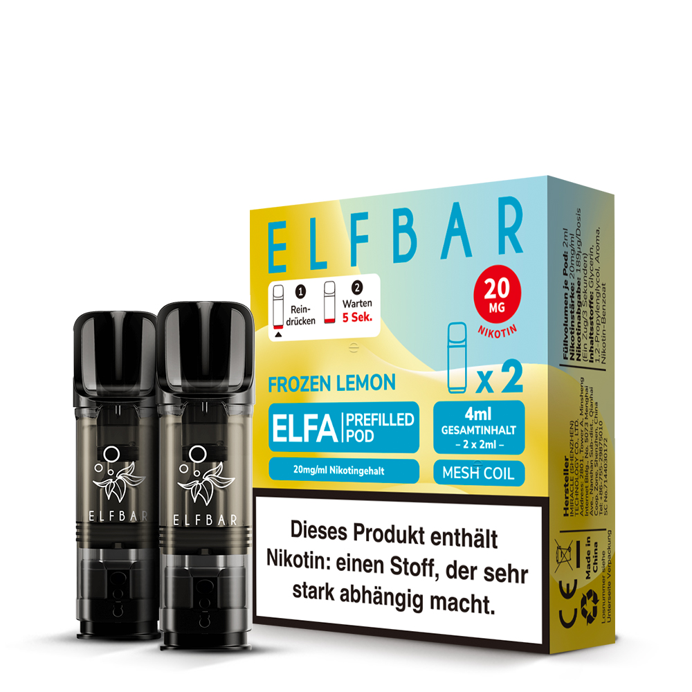 ELFBAR ELFA Frozen Lemon 20mg Nikotin 2er Pack