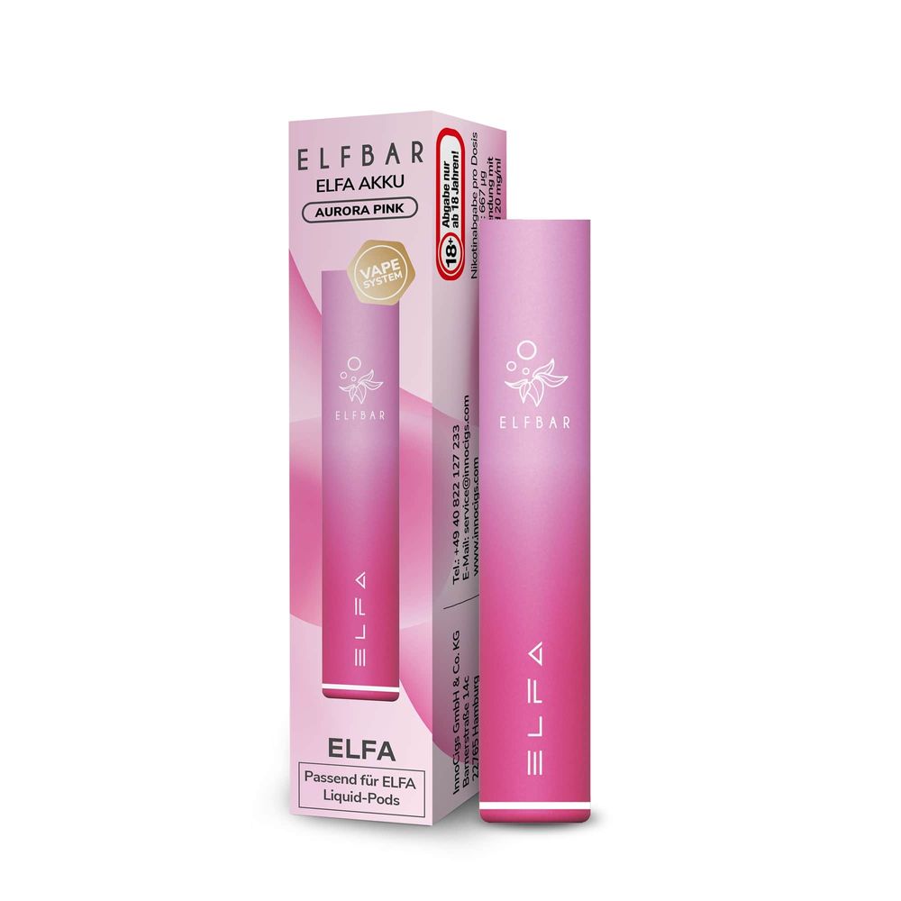 ELFBAR ELFA Pod Kit 500 mAh Akku - Aurora Pink