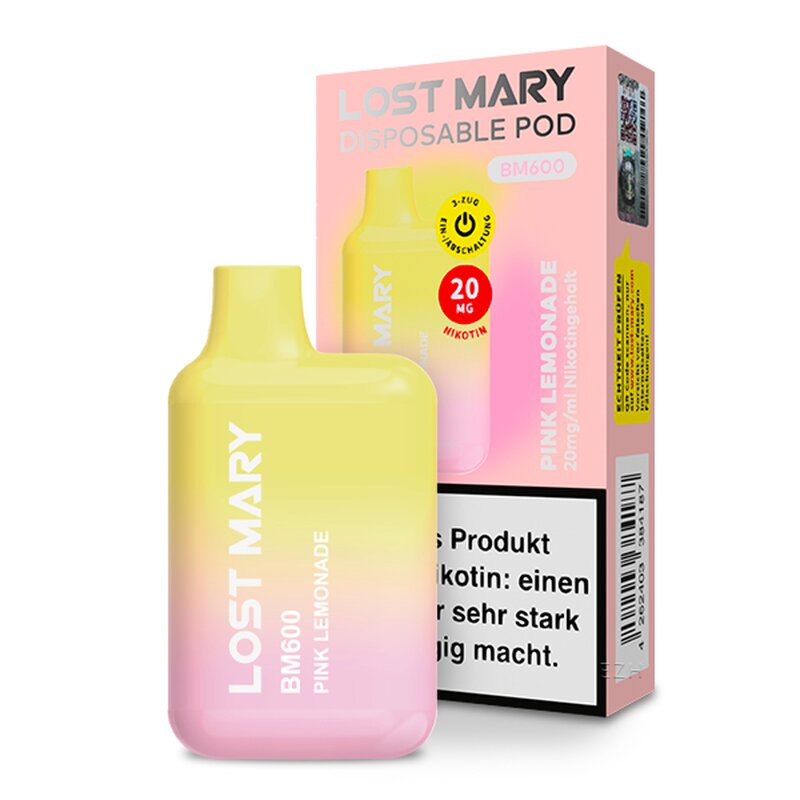 LOST MARY BM600 - Pink Lemonade 20mg Nikotin
