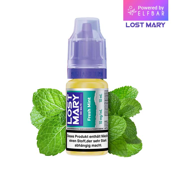 ELFBAR LOST MARY Liquid (NicSalt) Fresh Mint 10ml